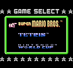 Super Mario Bros.   Tetris   Nintendo World Cup cover