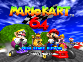 Mario Kart 64 cover